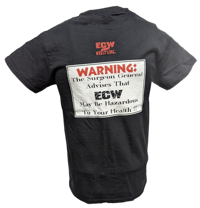 Load image into Gallery viewer, ECW Hardcore Wrestling T-Shirt - Warning: Hazardous to Your Health by ECW | Extreme Wrestling Shirts
