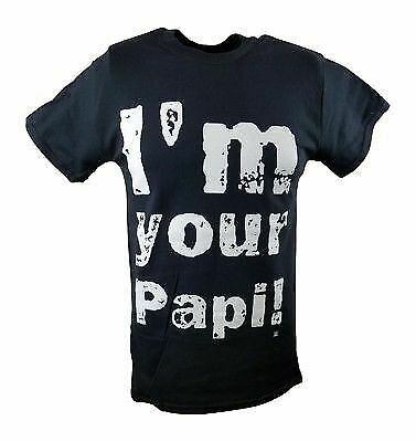 Load image into Gallery viewer, Eddie Guerrero I&#39;m Your Papi Latino Heat Mens Black T-shirt Sports Mem, Cards &amp; Fan Shop &gt; Fan Apparel &amp; Souvenirs &gt; Wrestling by EWS | Extreme Wrestling Shirts
