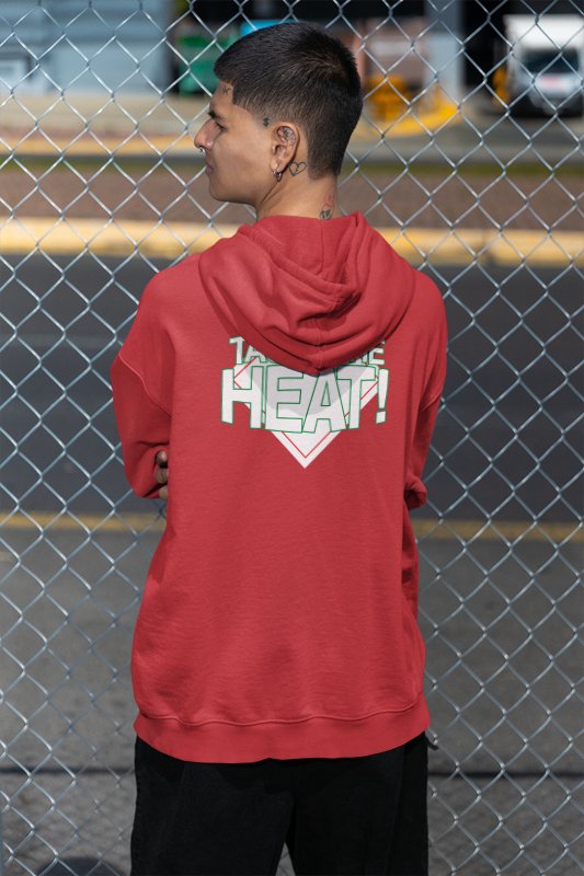 Load image into Gallery viewer, Eddie Guerrero Latino Heat Red Pullover Hoody Sweatshirt by EWS | Extreme Wrestling Shirts
