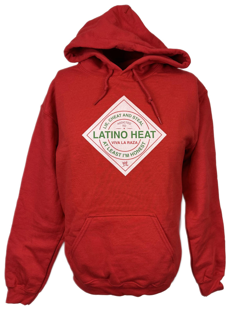 Load image into Gallery viewer, Eddie Guerrero Latino Heat Red Pullover Hoody Sweatshirt by EWS | Extreme Wrestling Shirts
