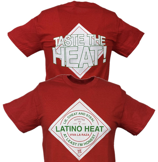 Eddie Guerrero Latino Heat Red T-shirt by EWS | Extreme Wrestling Shirts