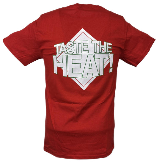 Eddie Guerrero Latino Heat Red T-shirt by EWS | Extreme Wrestling Shirts