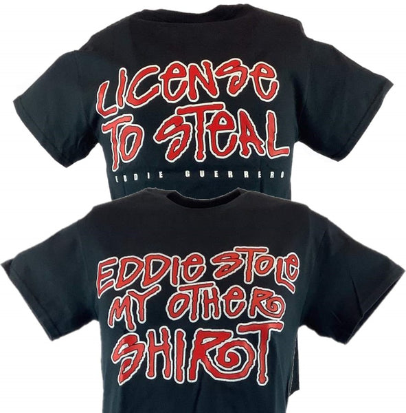 トップス 80s real skeat guerrero L/S t-shirt eddie-guerrero-stole-my-shirt-