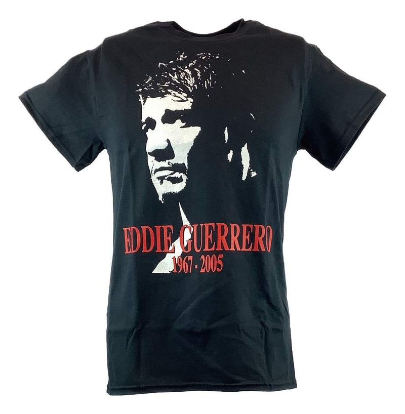 Load image into Gallery viewer, Eddie Guerrero Tribute 1967-2005 Mens Black T-shirt Sports Mem, Cards &amp; Fan Shop &gt; Fan Apparel &amp; Souvenirs &gt; Wrestling by Hybrid Tees | Extreme Wrestling Shirts
