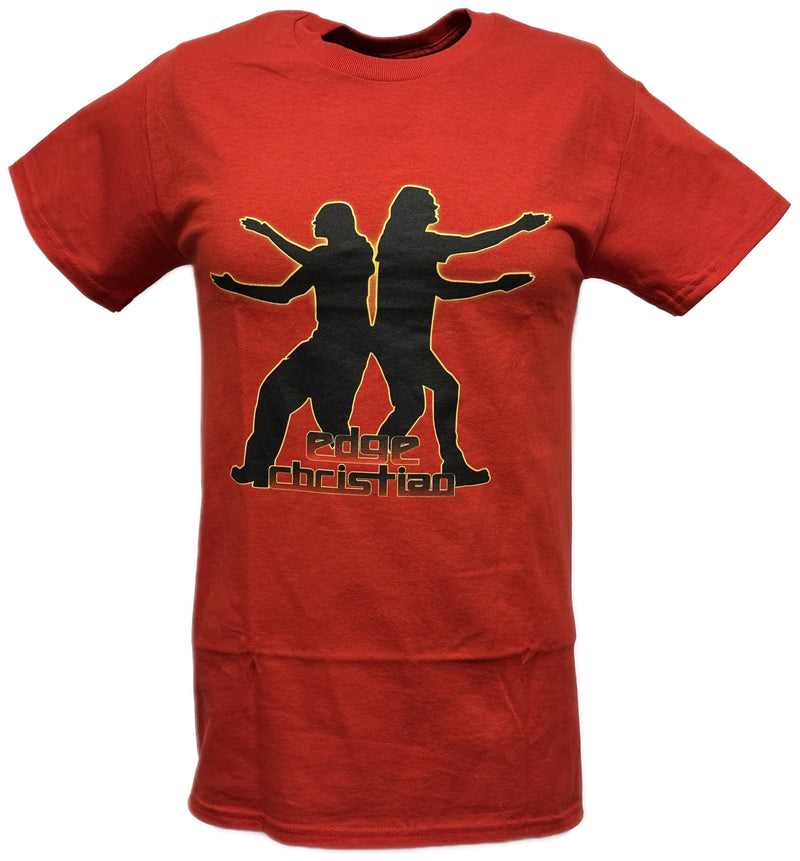 Load image into Gallery viewer, Edge Christian Pose-itively Awesome Red T-shirt by WWE | Extreme Wrestling Shirts
