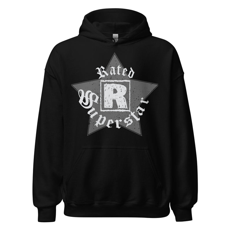 Load image into Gallery viewer, Edge Rated R Superstar Mens Black Pullover Hoody Sweatshirt Sports Mem, Cards &amp; Fan Shop &gt; Fan Apparel &amp; Souvenirs &gt; Wrestling by Hybrid Tees | Extreme Wrestling Shirts
