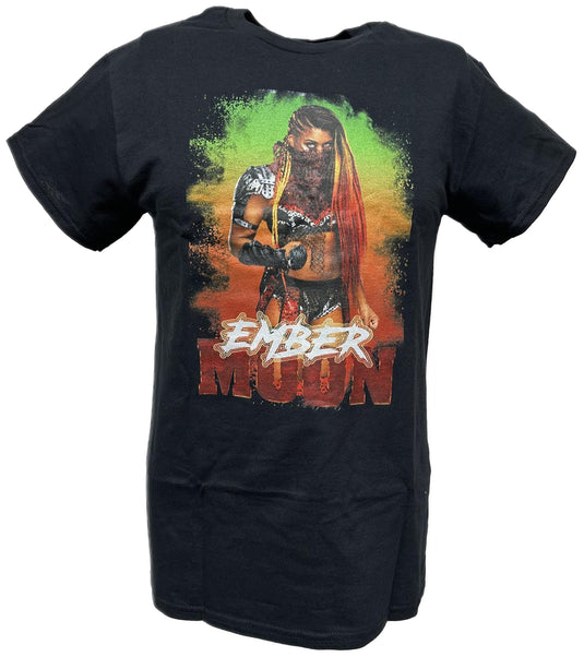 Ember Moon WWE Womens Superstar Black T-shirt by WWE | Extreme Wrestling Shirts