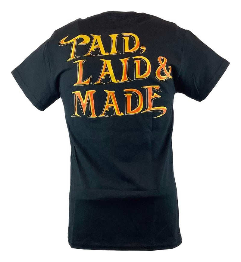 Load image into Gallery viewer, Evolution Paid Laid Made Triple H Batista Randy Orton T-shirt Sports Mem, Cards &amp; Fan Shop &gt; Fan Apparel &amp; Souvenirs &gt; Wrestling by Hybrid Tees | Extreme Wrestling Shirts
