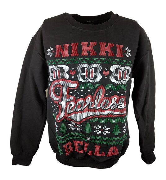 Fearless Nikki Bella Ugly Christmas Sweater Sweatshirt by EWS | Extreme Wrestling Shirts