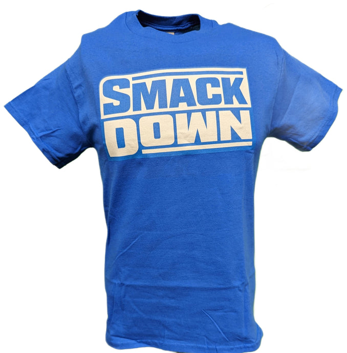 Friday Night Smackdown Mens Blue T-shirt by WWE | Extreme Wrestling Shirts