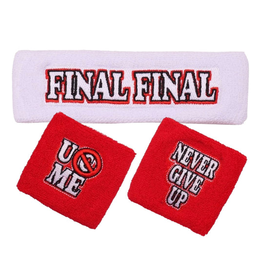 John Cena Final Tour Headband Wristbands Set