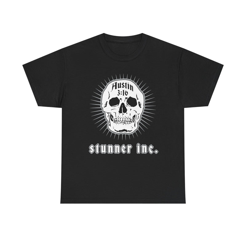 Load image into Gallery viewer, Stone Cold Steve Austin Stunner Inc White Skull T-shirt
