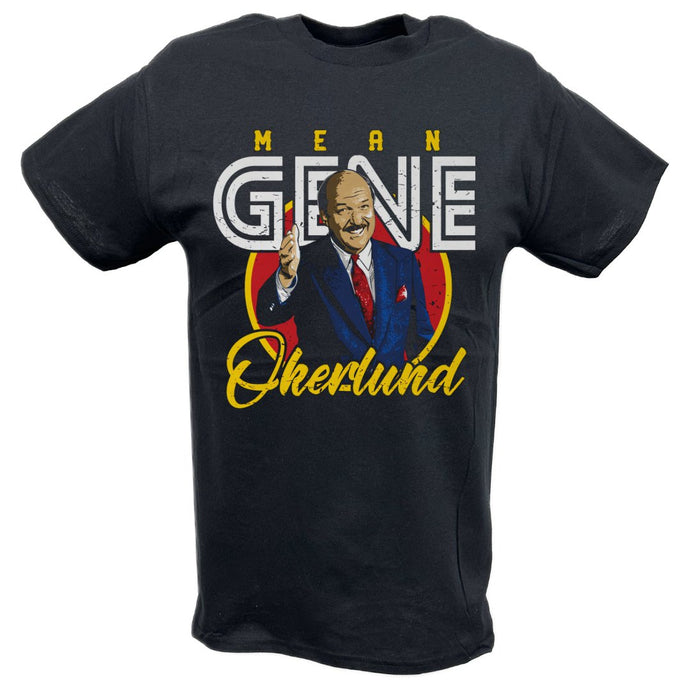 Gene Okerlund Legend Collection Black T-shirt by EWS | Extreme Wrestling Shirts