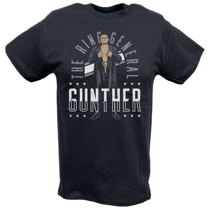 Gunther The Ring General Black T-shirt by EWS | Extreme Wrestling Shirts