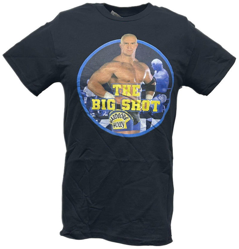 Load image into Gallery viewer, Hardcore Bob Holly The Big Shot Black T-shirt by EWS | Extreme Wrestling Shirts
