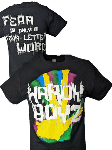 Hardy Boyz Fear Four Letter Word Mens Matt Jeff T-shirt – Extreme