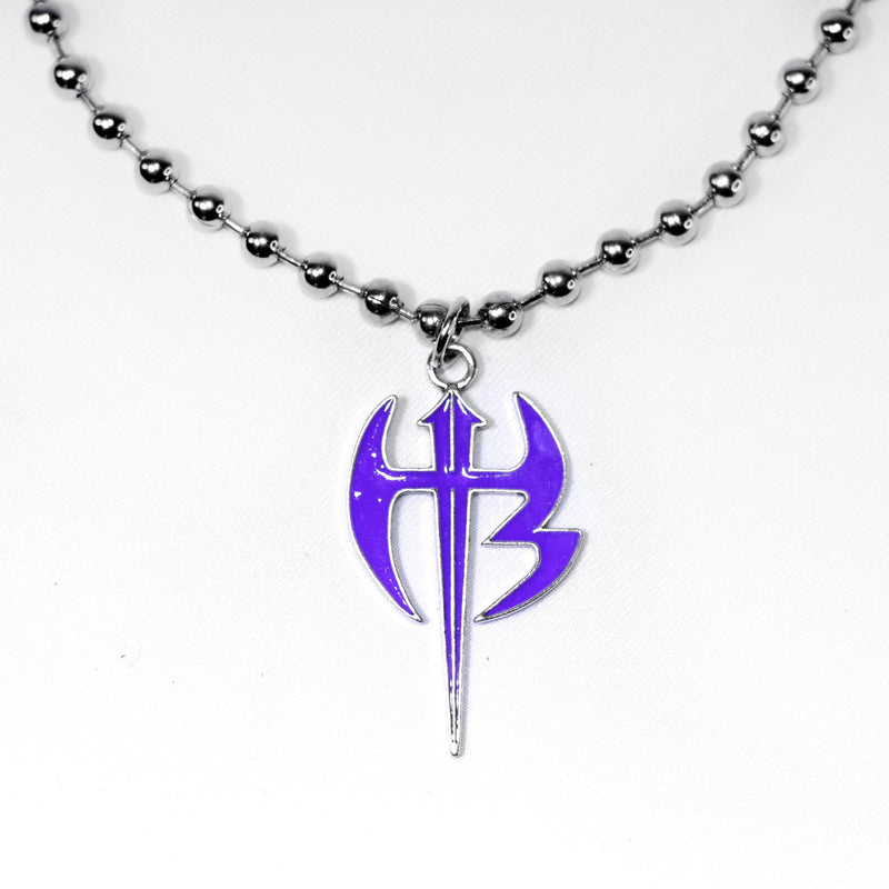 Load image into Gallery viewer, Hardy Boyz Matt Jeff Pendant Necklace with Chain Purple Sports Mem, Cards &amp; Fan Shop &gt; Fan Apparel &amp; Souvenirs &gt; Wrestling by Extreme Wrestling Shirts | Extreme Wrestling Shirts
