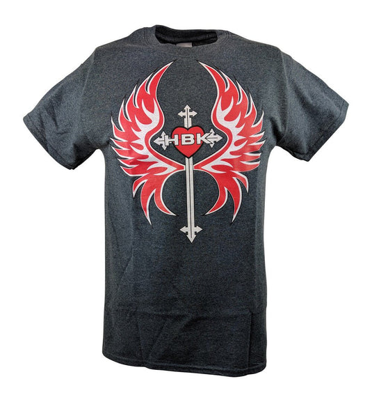 HBK Shawn Michaels Rise Above Gray T-shirt Sports Mem, Cards & Fan Shop > Fan Apparel & Souvenirs > Wrestling by Hybrid Tees | Extreme Wrestling Shirts