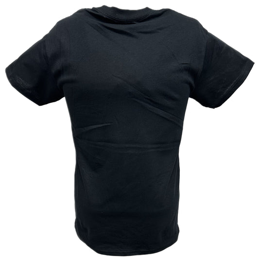 Hitman Bret Hart Three Pose Black T-shirt by EWS | Extreme Wrestling Shirts