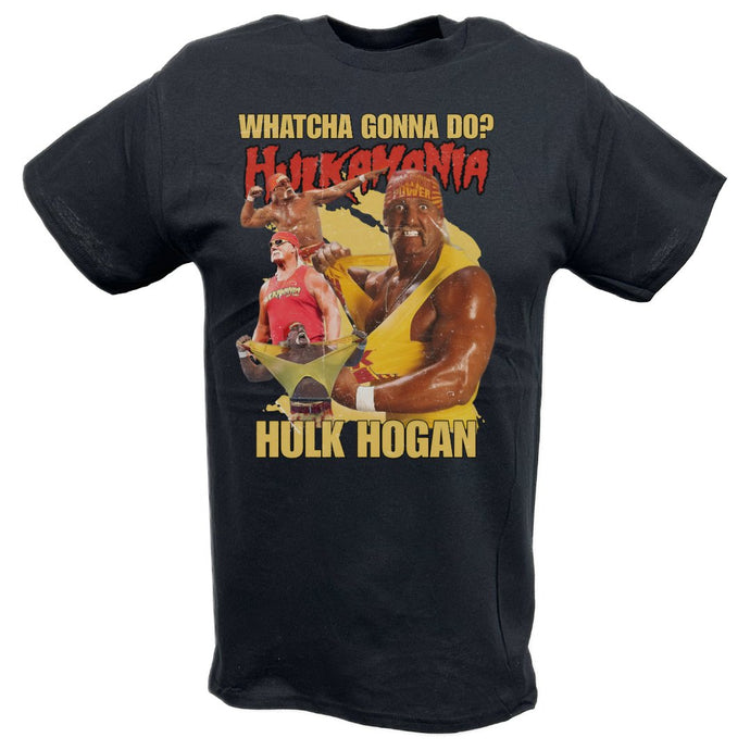 Hulk Hogan 80's Whatcha Gonna Do Pose T-shirt by EWS | Extreme Wrestling Shirts