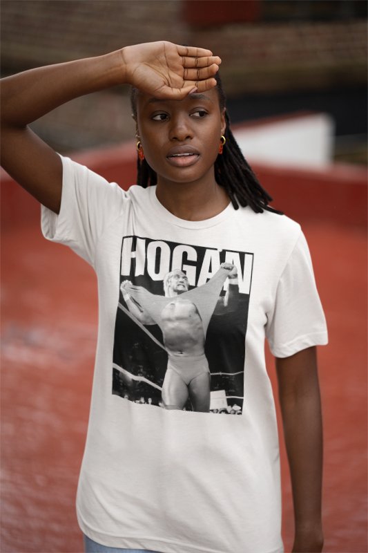 Hulk Hogan Definitive Superstar Mens White T-shirt Sports Mem, Cards & Fan Shop > Fan Apparel & Souvenirs > Wrestling by EWS | Extreme Wrestling Shirts