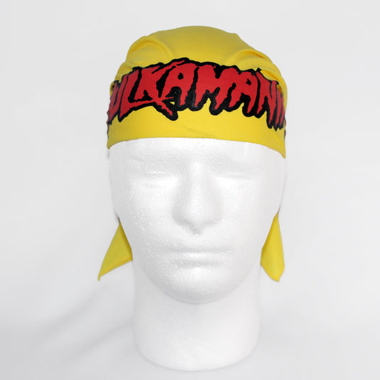 Hulk Hogan Hulkamania Halloween Costume Bandana Cosplay Accessory Yellow Sports Mem, Cards & Fan Shop > Fan Apparel & Souvenirs > Wrestling by EWS | Extreme Wrestling Shirts