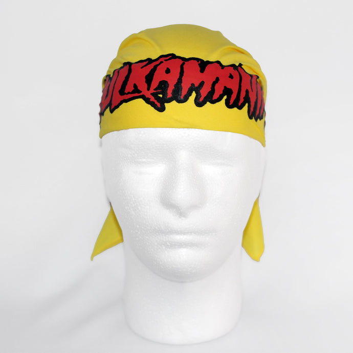 Hulk Hogan Hulkamania Halloween Costume Bandana Cosplay Accessory Yellow Sports Mem, Cards & Fan Shop > Fan Apparel & Souvenirs > Wrestling by TNA | Extreme Wrestling Shirts