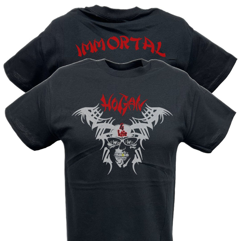 Load image into Gallery viewer, Hulk Hogan nWo Immortal Black T-shirt by EWS | Extreme Wrestling Shirts
