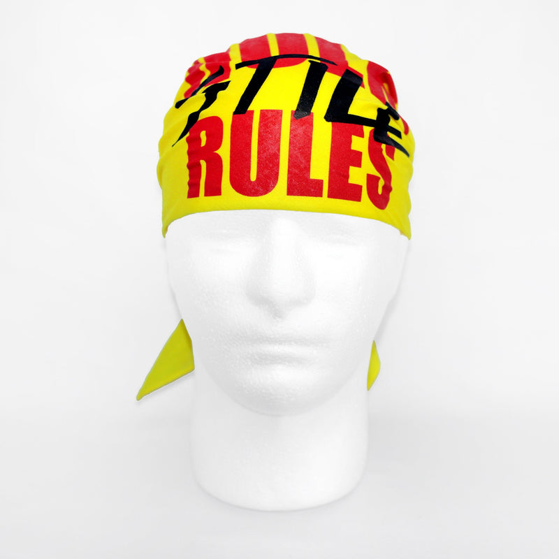 Load image into Gallery viewer, Hulk Hogan Still Rules Yellow Bandana Adult Sized Sports Mem, Cards &amp; Fan Shop &gt; Fan Apparel &amp; Souvenirs &gt; Wrestling by Extreme Wrestling Shirts | Extreme Wrestling Shirts
