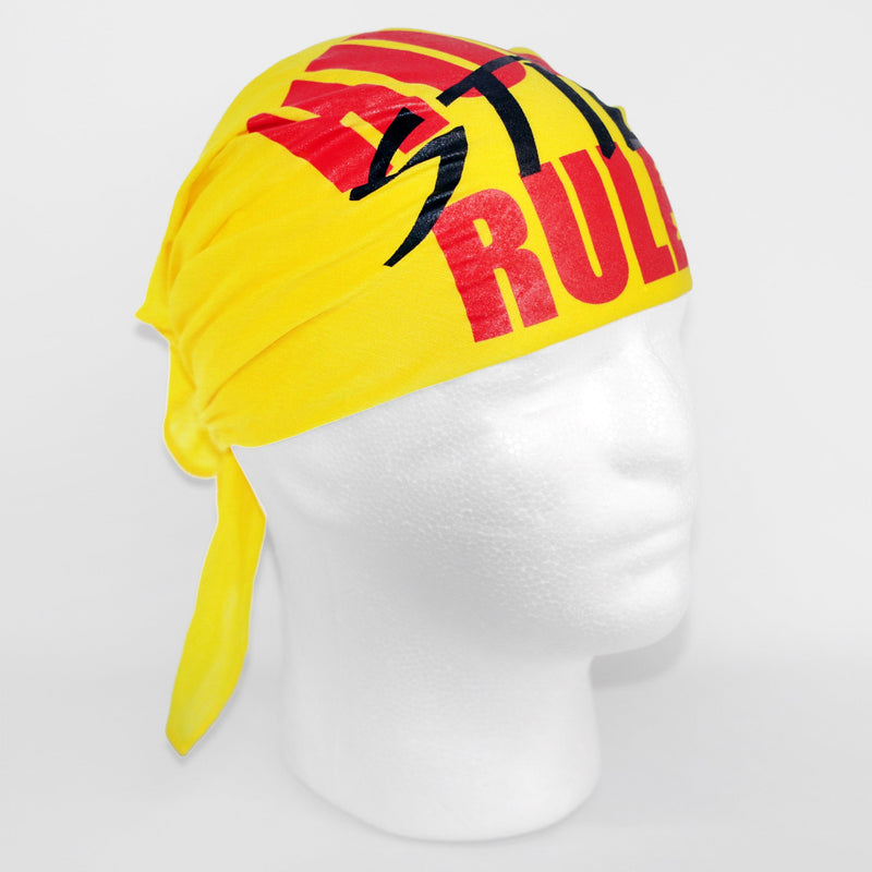 Load image into Gallery viewer, Hulk Hogan Still Rules Yellow Bandana Adult Sized Sports Mem, Cards &amp; Fan Shop &gt; Fan Apparel &amp; Souvenirs &gt; Wrestling by Extreme Wrestling Shirts | Extreme Wrestling Shirts
