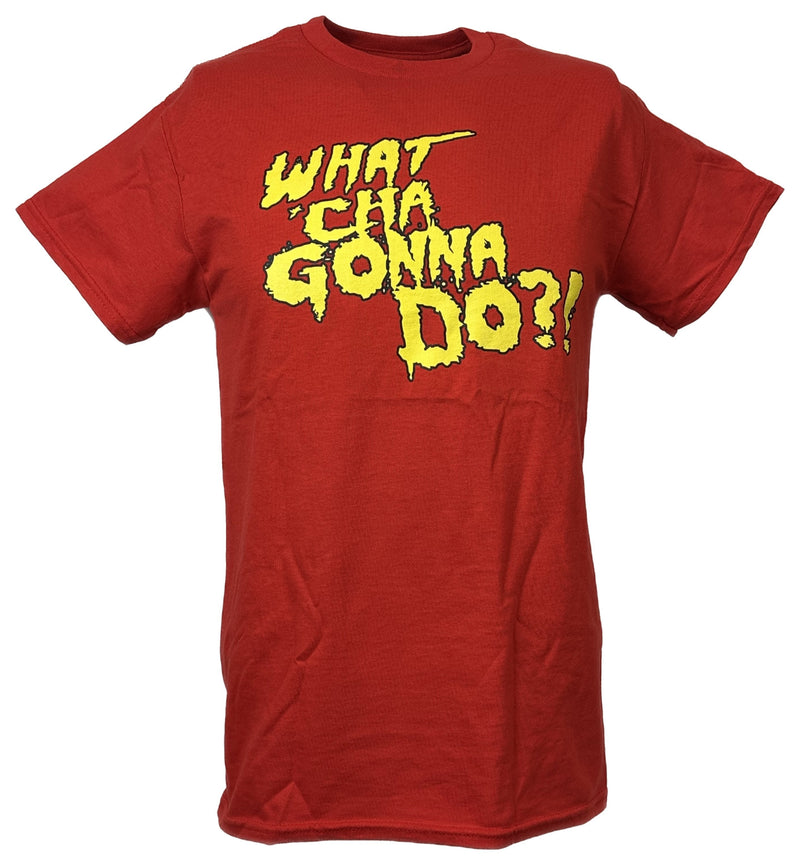 Load image into Gallery viewer, Hulk Hogan Whatcha Gonna Do Brother Red T-shirt by EWS | Extreme Wrestling Shirts
