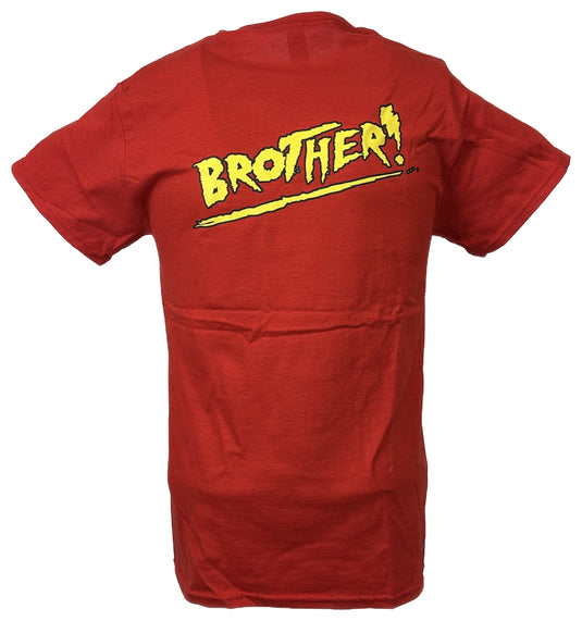 Hulk Hogan Whatcha Gonna Do Brother Red T-shirt by EWS | Extreme Wrestling Shirts