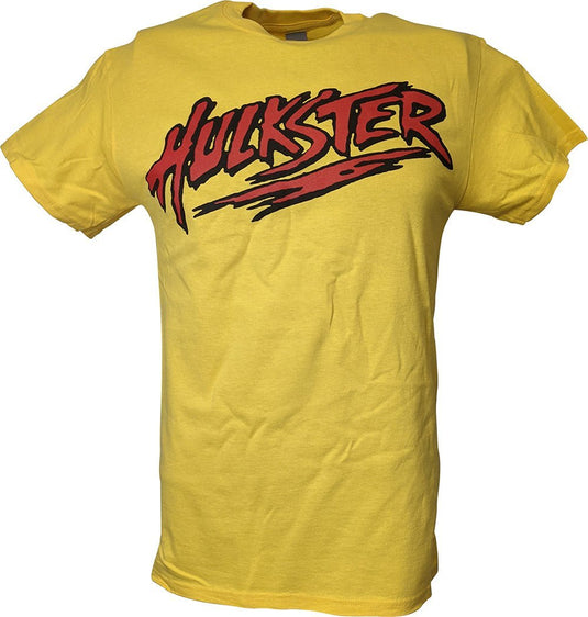 Hulkster Hulk Hogan Yellow Gold Boys Kids Youth T-shirt by WWE | Extreme Wrestling Shirts