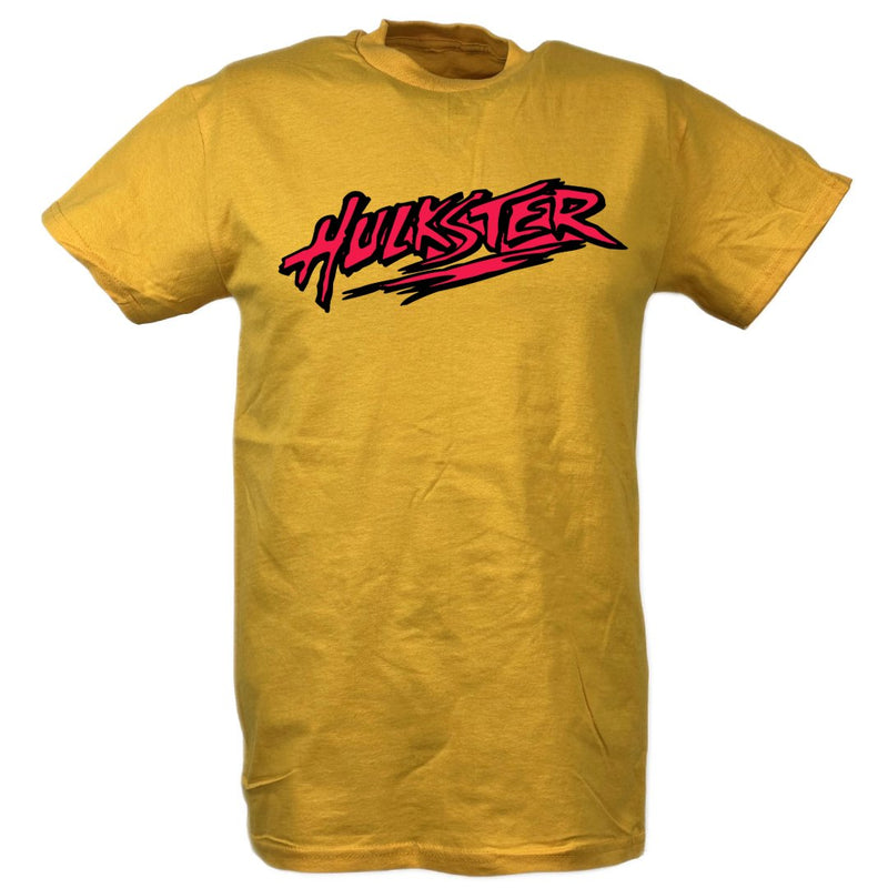 Load image into Gallery viewer, Hulkster Hulk Hogan Yellow Gold Mens T-shirt Sports Mem, Cards &amp; Fan Shop &gt; Fan Apparel &amp; Souvenirs &gt; Wrestling by EWS | Extreme Wrestling Shirts
