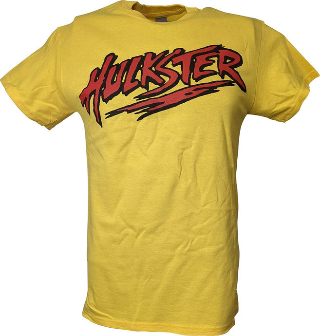 Hulkster Hulk Hogan Yellow Gold Mens T-shirt Sports Mem, Cards & Fan Shop > Fan Apparel & Souvenirs > Wrestling by Extreme Wrestling Shirts | Extreme Wrestling Shirts