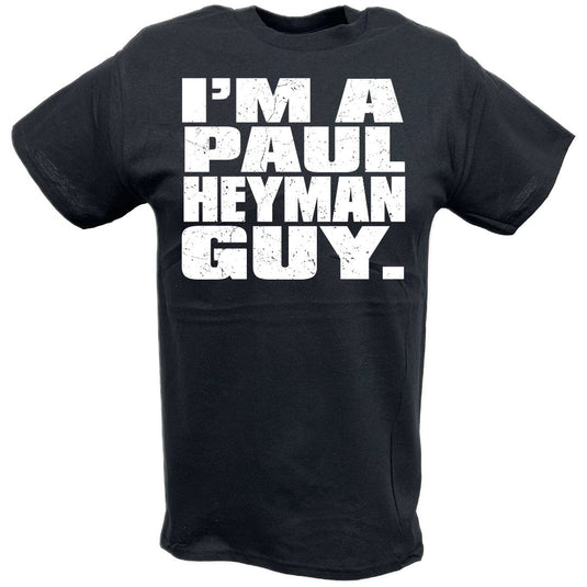 I m a Paul Heyman Guy Black T-shirt by EWS | Extreme Wrestling Shirts