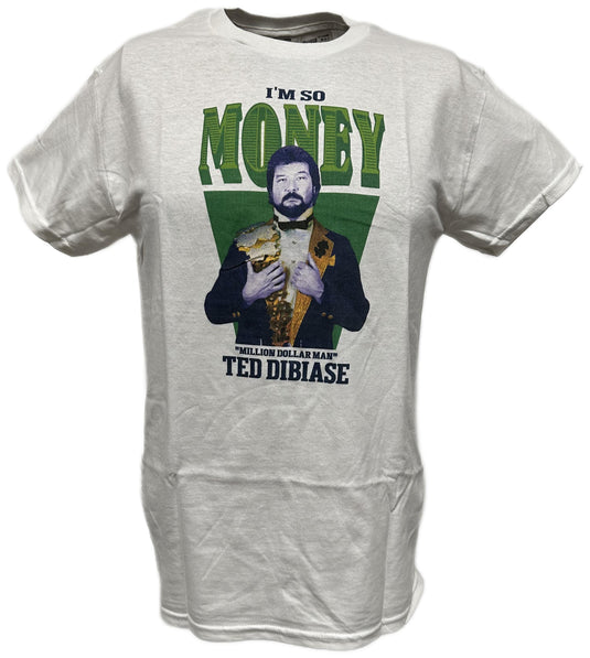 I'm So Money Million Dollar Man Ted Dibiase Legends Mens White T-shirt Sports Mem, Cards & Fan Shop > Fan Apparel & Souvenirs > Wrestling by EWS | Extreme Wrestling Shirts
