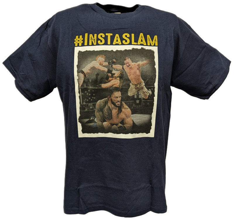 Load image into Gallery viewer, Instaslam John Cena Roman Reigns Sheamus Boys Kids Blue T-shirt Sports Mem, Cards &amp; Fan Shop &gt; Fan Apparel &amp; Souvenirs &gt; Wrestling by EWS | Extreme Wrestling Shirts
