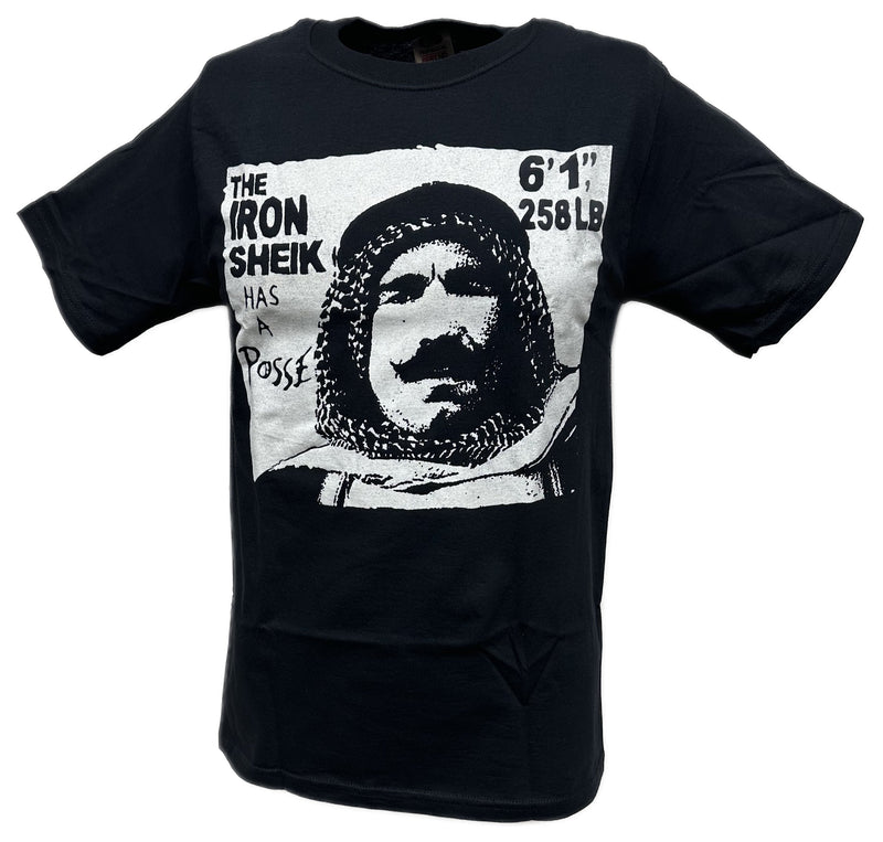 Load image into Gallery viewer, Iron Sheik has a Posse Old School T-shirt 6&#39;1 Sports Mem, Cards &amp; Fan Shop &gt; Fan Apparel &amp; Souvenirs &gt; Wrestling by Hybrid Tees | Extreme Wrestling Shirts
