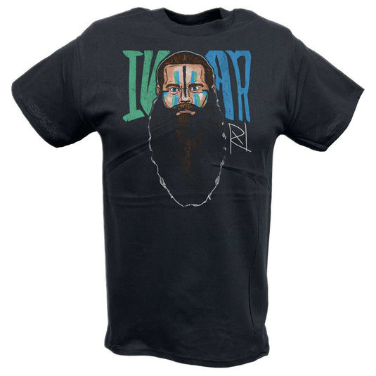 Ivar Big Beard Black T-shirt by EWS | Extreme Wrestling Shirts