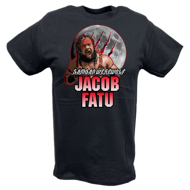 Load image into Gallery viewer, Jacob Fatu Samoan Werewolf Bloodline T-shirt by EWS | Extreme Wrestling Shirts
