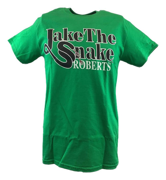 Jake the Snake Roberts Mens Green T-shirt Sports Mem, Cards & Fan Shop > Fan Apparel & Souvenirs > Wrestling by Hybrid Tees | Extreme Wrestling Shirts