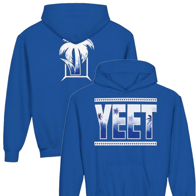 Jey Uso Yeet Bloodline Blue Kids Youth Pullover Hoody Sweatshirt by EWS | Extreme Wrestling Shirts