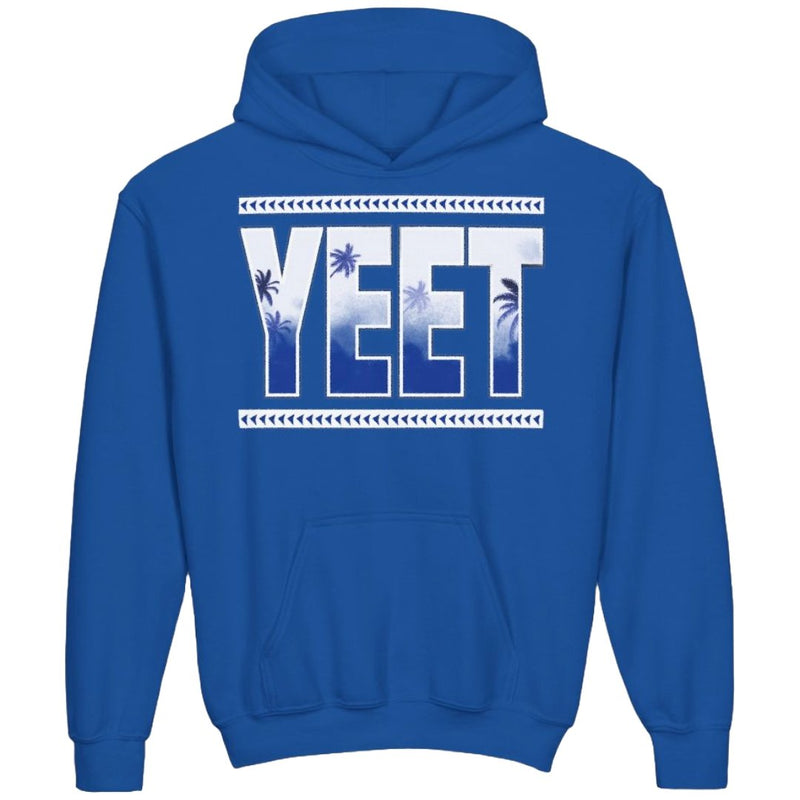 Load image into Gallery viewer, Jey Uso Yeet Bloodline Blue Kids Youth Pullover Hoody Sweatshirt by EWS | Extreme Wrestling Shirts
