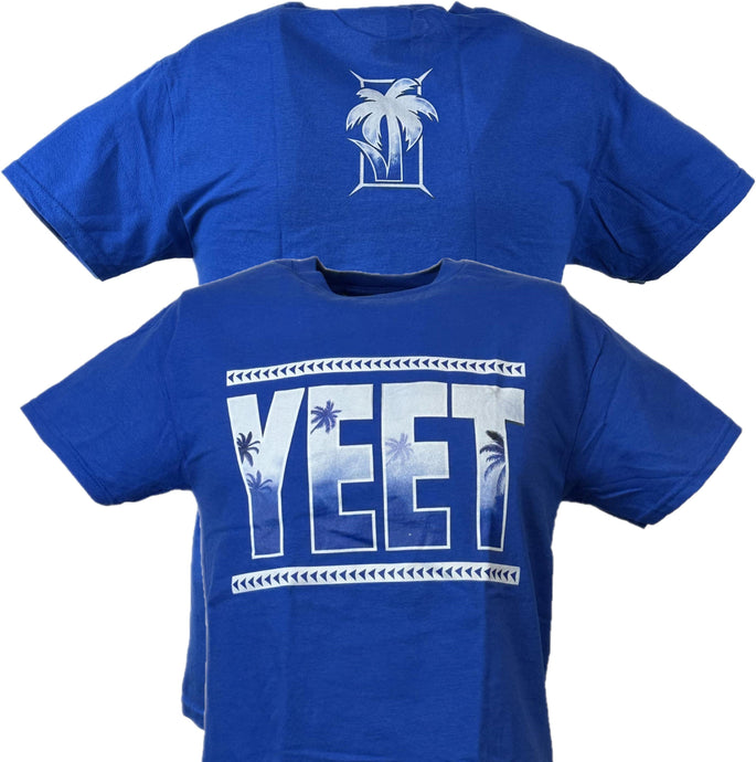 Jey Uso Yeet Bloodline Blue Kids Youth T-shirt by EWS | Extreme Wrestling Shirts