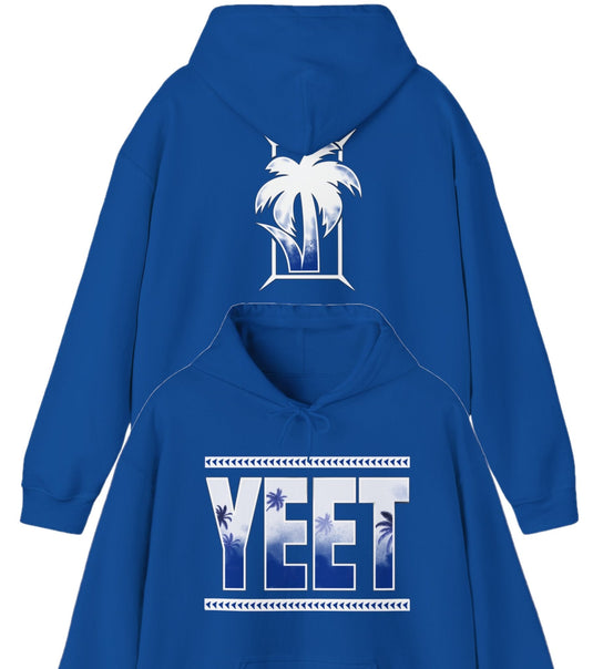 Jey Uso Yeet Bloodline Blue Pullover Hoody by EWS | Extreme Wrestling Shirts