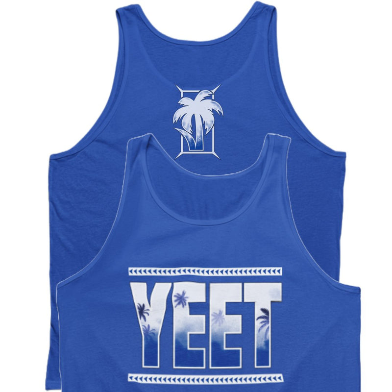 Load image into Gallery viewer, Jey Uso Yeet Bloodline Blue Tank Top Shirt by EWS | Extreme Wrestling Shirts
