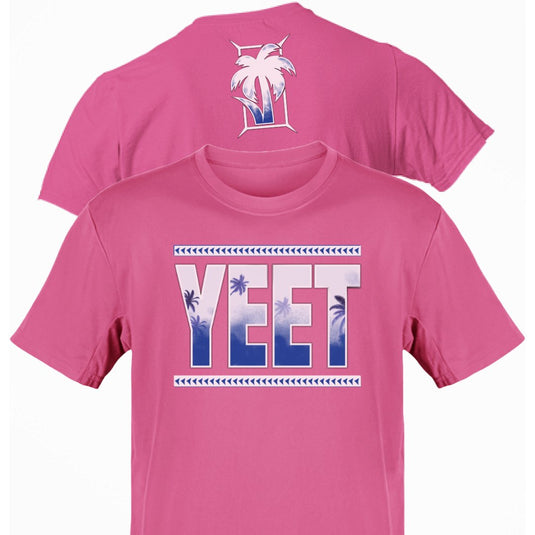 Jey Uso Yeet Bloodline Pink T-shirt by EWS | Extreme Wrestling Shirts