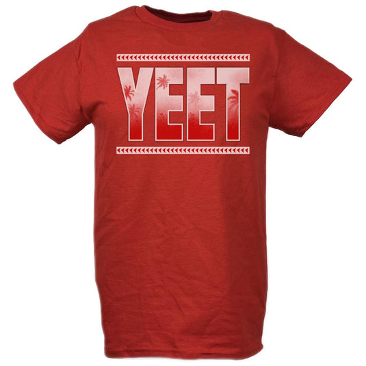 Jey Uso Yeet Bloodline Red T-shirt by EWS | Extreme Wrestling Shirts