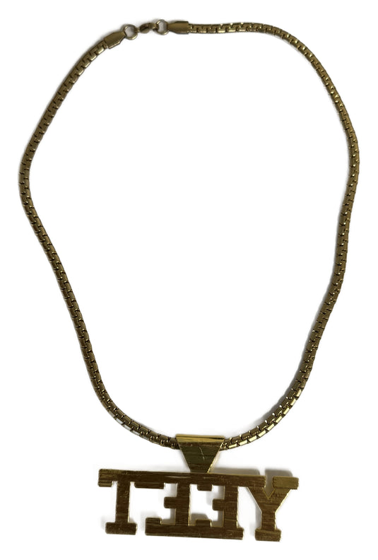 Jey Uso Yeet Pendant Gold by EWS | Extreme Wrestling Shirts